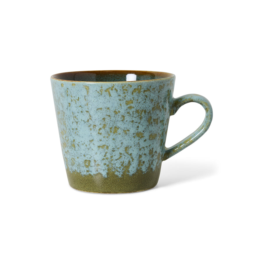 70s ceramics: Cappuccino-Tassen dada