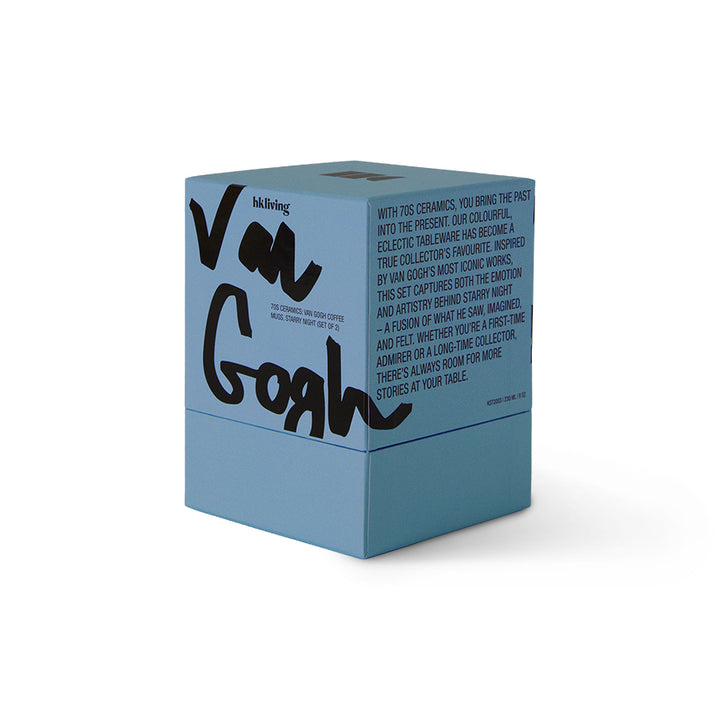 70s ceramics: Van Gogh Kaffeetasse starry night