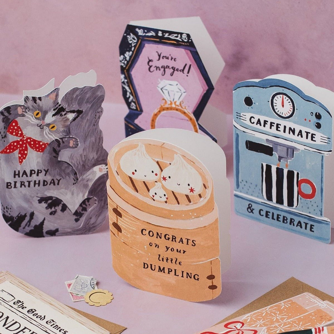 Klappkarte Dumpling New Baby Card
