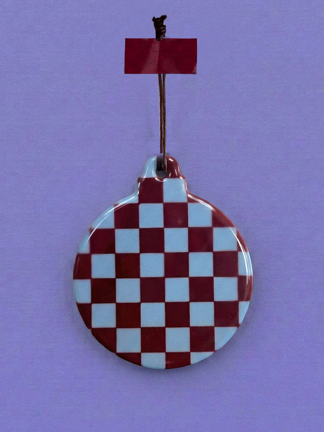 Anhänger Weihnachtskugel Liebe Digga Liebe Keramik