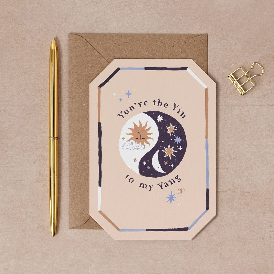 Klappkarte Yin Yang Card