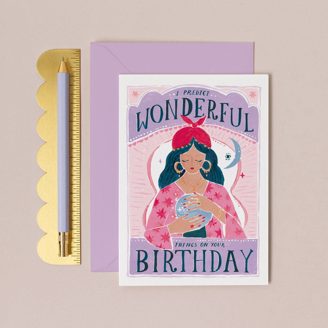 Klappkarte Fortune Teller Birthday Card