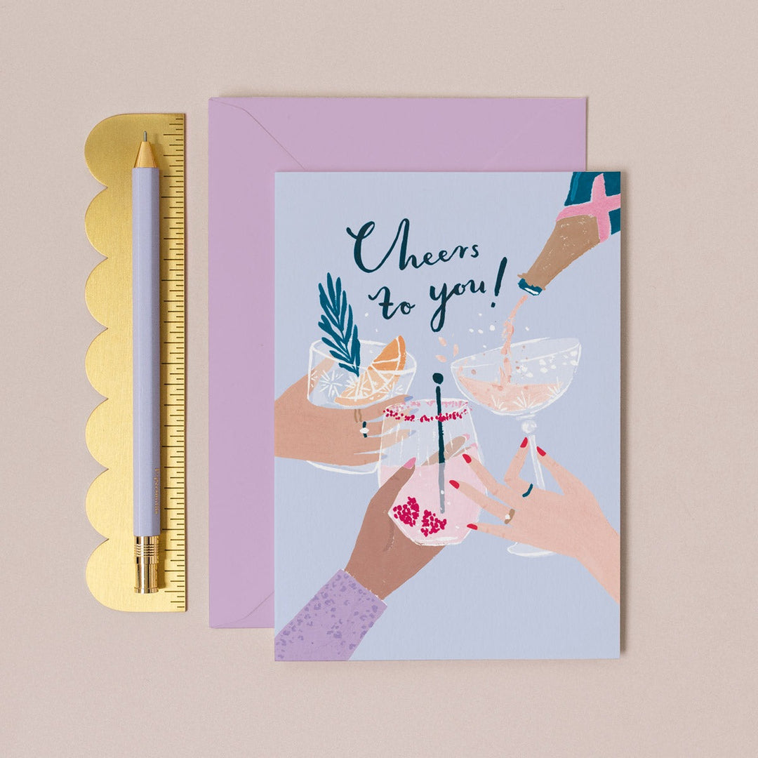 Klappkarte Cheers to You Card