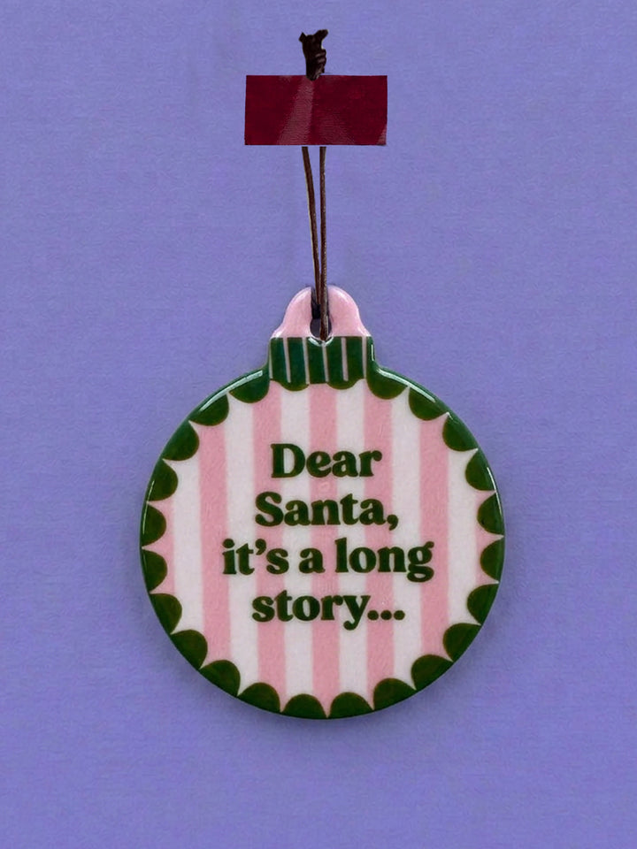 Anhänger Weihnachtskugel Santa it&