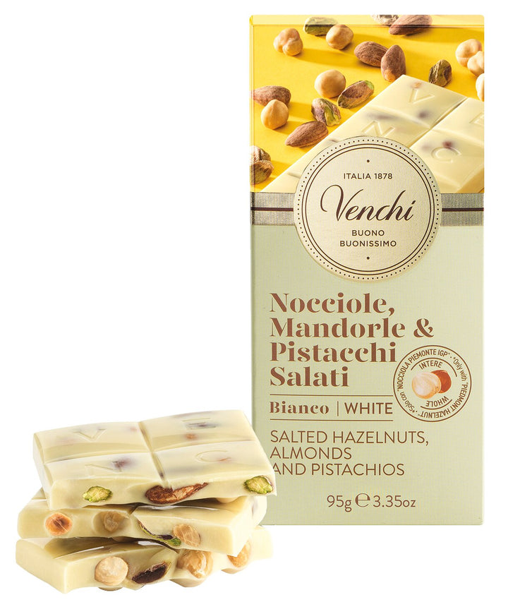 Venchi White Chocolate mit gesalzenen Nüssen