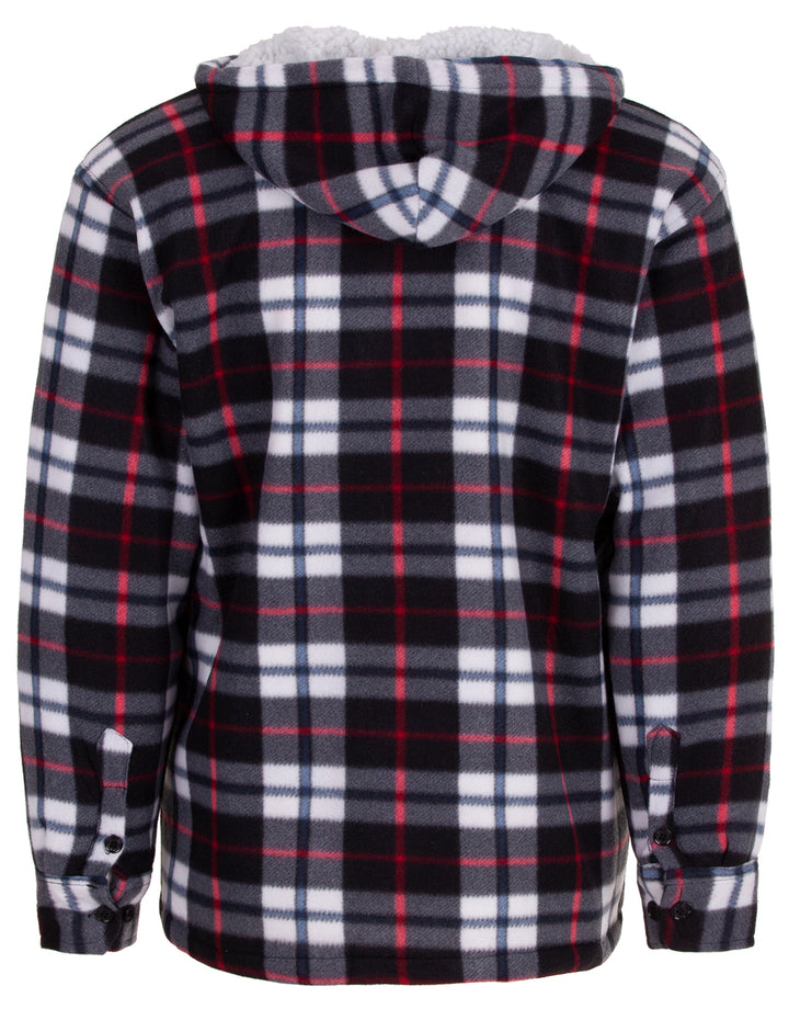 Thermojacke Hoodie - Holzfäller kariert